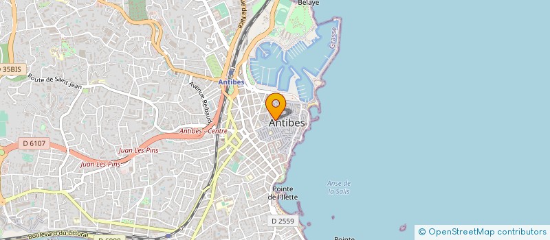 localisation de l'entreprise SCDF BARBERO MALLAMACI  ANTIBES
