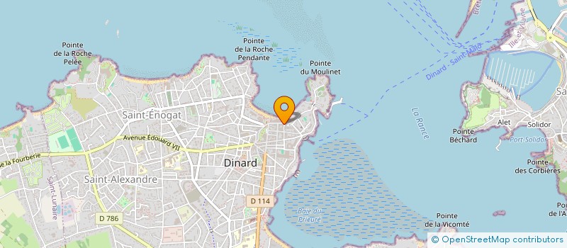 localisation de l'entreprise SCDF BARBOT - LE ROUZES à DINARD