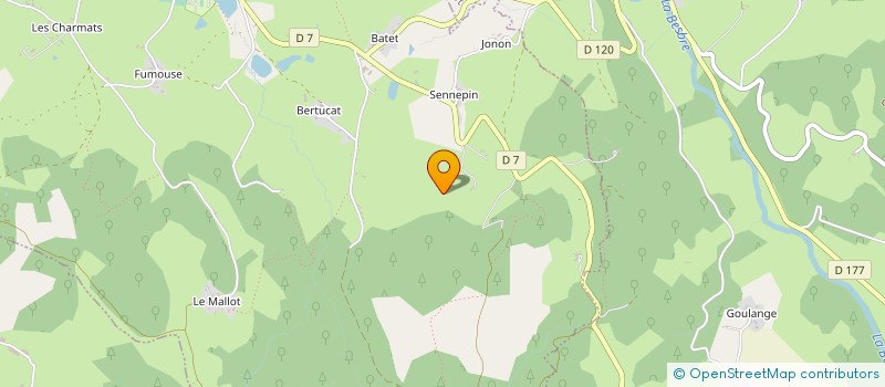 localisation de l'entreprise SCDF BARGOIN PAUL ET ODILE  FERRIERES-SUR-SICHON