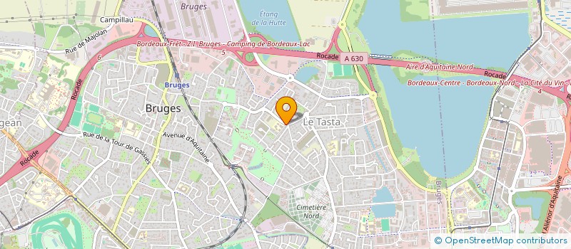 localisation de l'entreprise SCDF BARRERE  BRUGES