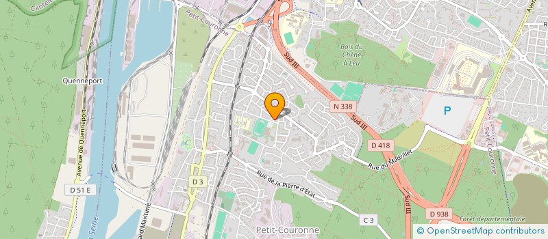 localisation de l'entreprise SCDF BASILE  PETIT-COURONNE
