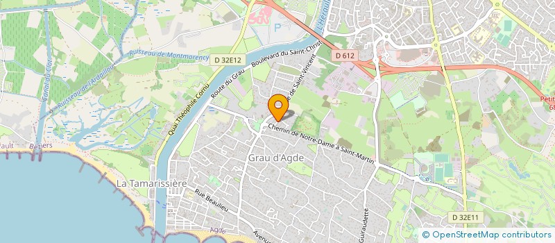 localisation de l'entreprise SCDF BASTIAS MARIE-CLAUDE POUX NICOLAS  AGDE