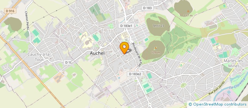 localisation de l'entreprise SCDF BEAUSSART COLETTE ET JACQUES  AUCHEL