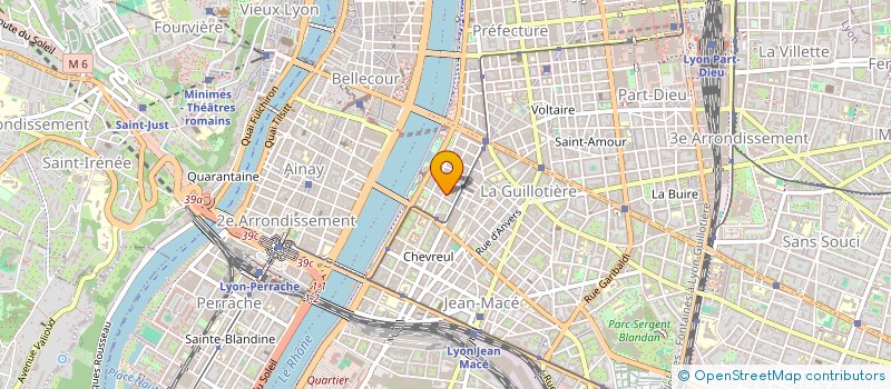 localisation de l'entreprise SCDF BELMADANI ET GUTIERREZ  LYON