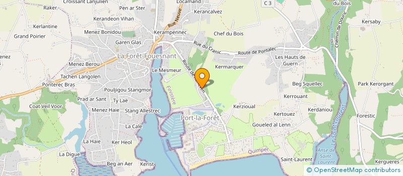 localisation de l'entreprise SCDF BELZ L ET P & SIMON L  LA FORET-FOUESNANT