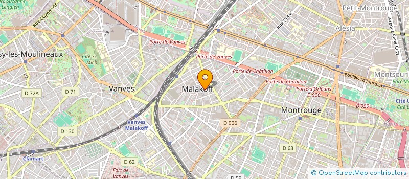localisation de l'entreprise SCDF BEN SLAMA JILANI ET KAMEL à MALAKOFF