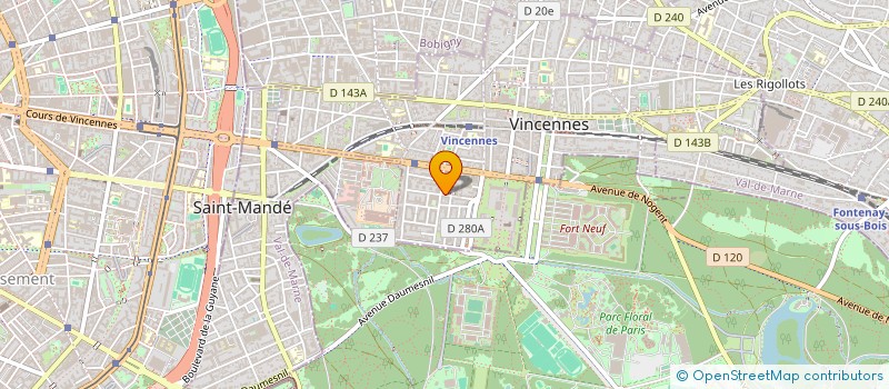 localisation de l'entreprise SCDF BENHARIZ à VINCENNES