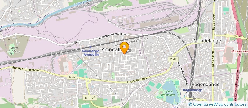 localisation de l'entreprise SCDF BENIKHLEF ET GHANEM  AMNEVILLE