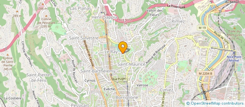 localisation de l'entreprise SCDF BERETTONI-SCHOUKROUN-FOURNIER  NICE