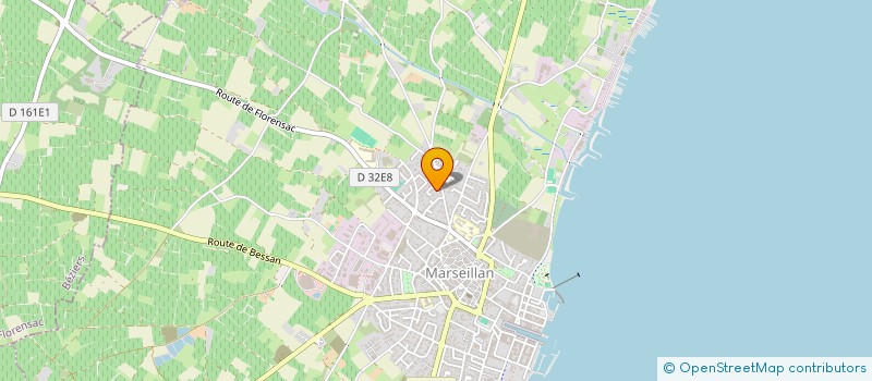 localisation de l'entreprise SCDF BERRIAH ET OULD-LARBI à MARSEILLAN