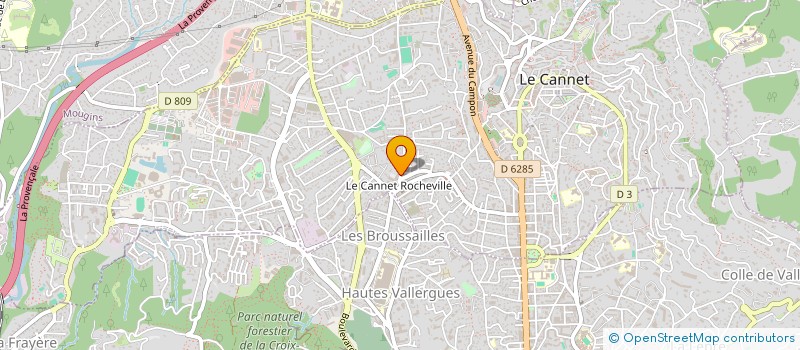 localisation de l'entreprise SCDF BERTI JOSETTE ELSA ET CATHERINE  LE CANNET