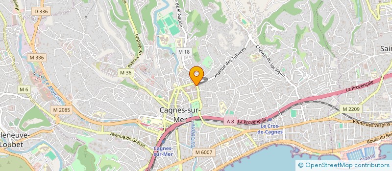 localisation de l'entreprise SCDF BERTOLINO JM ALAIN PIERRE ANITA à CAGNES-SUR-MER