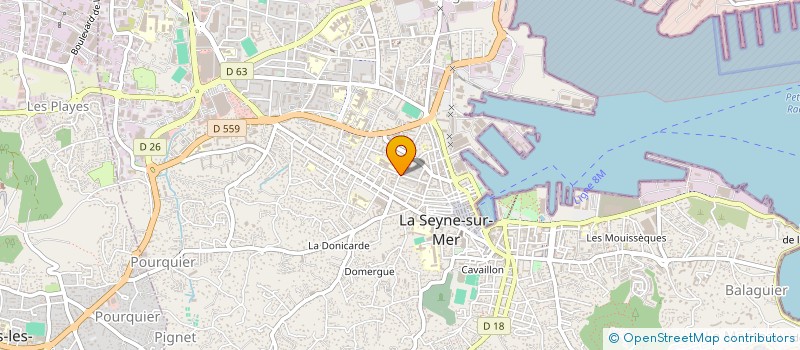 localisation de l'entreprise SCDF BIANCHI PAUL ET YVES à LA SEYNE-SUR-MER