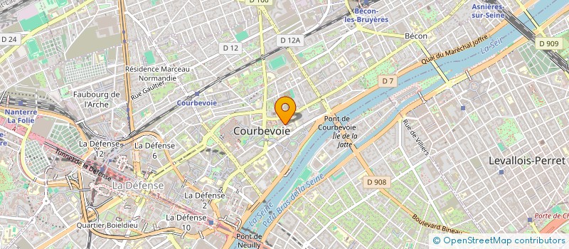 localisation de l'entreprise SCDF BIECHELER DELAHAYE LE GOFF MOUSSON à COURBEVOIE
