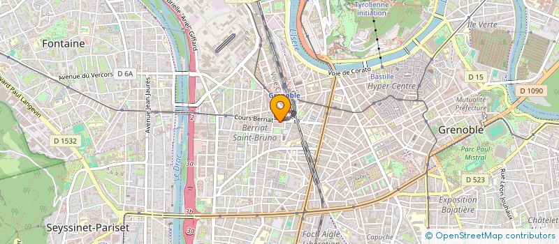 localisation de l'entreprise SCDF BILLY ET GENEVIEVE à GRENOBLE