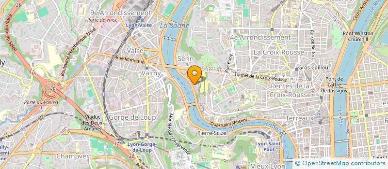 localisation de l'entreprise SCDF BLANC BERNARD  LYON