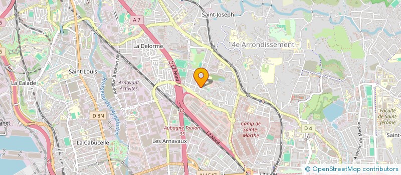 localisation de l'entreprise SCDF BLANCO KALADJIAN à MARSEILLE