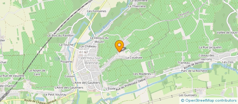 localisation de l'entreprise SCDF BLOT FRERES  VERNOU-SUR-BRENNE