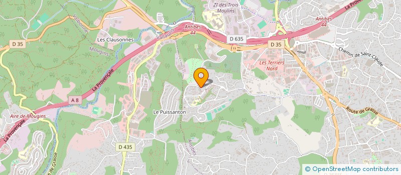 localisation de l'entreprise SCDF BOCQUEL MEUNIER à ANTIBES