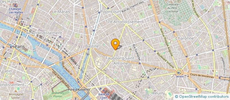 localisation de l'entreprise SCDF BOCQUET GABIACHE  PARIS