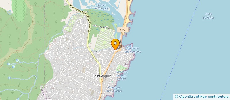 localisation de l'entreprise SCDF BODIN RIVIERE à FREJUS