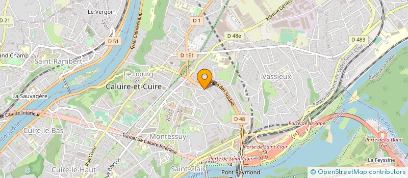 localisation de l'entreprise SCDF BONNIN BERNARD ET ROUBY MICHEL à CALUIRE-ET-CUIRE