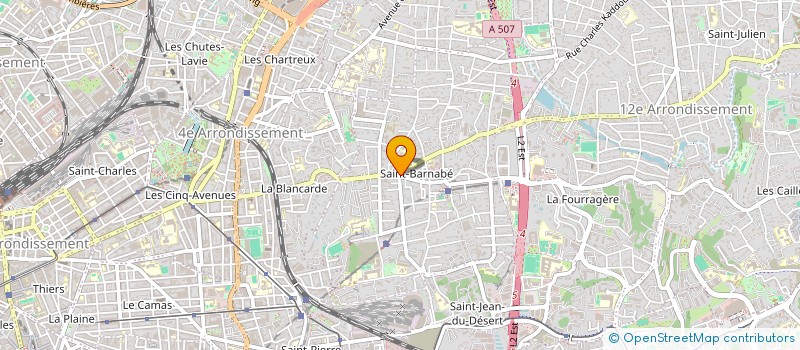 localisation de l'entreprise SCDF BONREPAUX ET PALOMBIERI à MARSEILLE