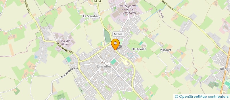 localisation de l'entreprise SCDF BOSSUYT G ET GALLOO M  LINSELLES