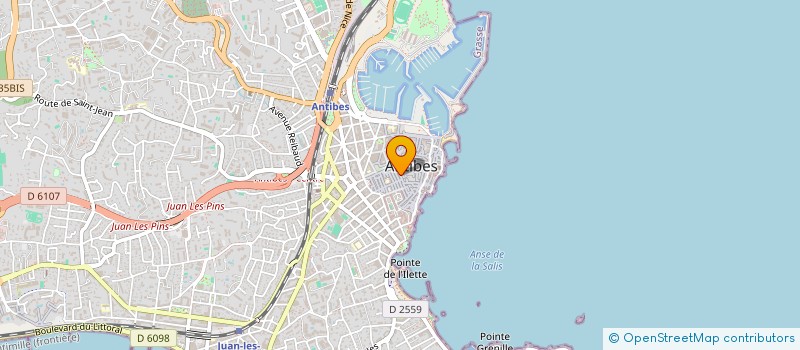 localisation de l'entreprise SCDF BOUAZIZ & SPORTES PASCAL à ANTIBES