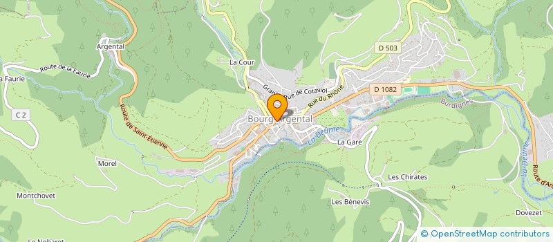 localisation de l'entreprise SCDF BOUCHER ALAIN ET GHISLAINE  BOURG-ARGENTAL