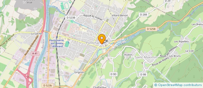 localisation de l'entreprise SCDF BOUCHET PERE ET FILS à PONTCHARRA