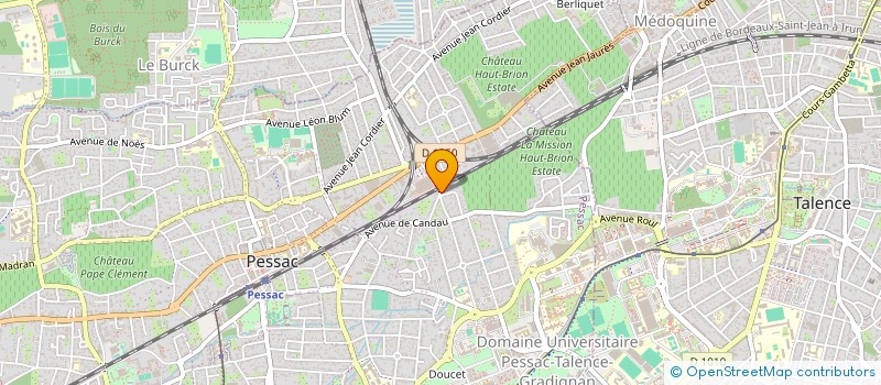 localisation de l'entreprise SCDF BOUDELIOU KHALFI  PESSAC