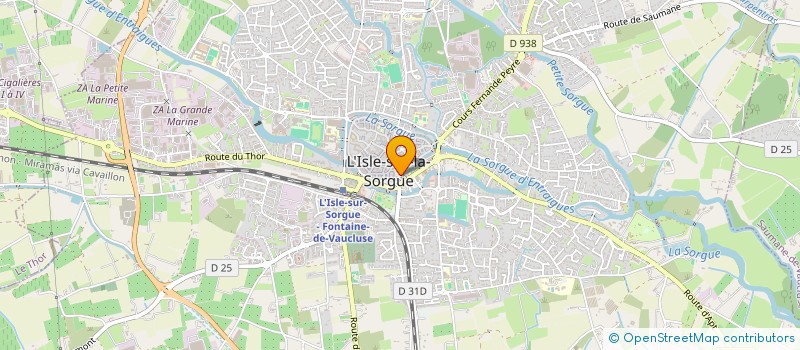 localisation de l'entreprise SCDF BOUFFIER TALAGRAND à L'ISLE-SUR-LA-SORGUE