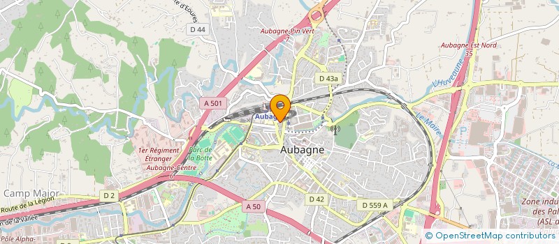 localisation de l'entreprise SCDF BOYER MARYSE ET HEIRAUD CHRISTIANE à AUBAGNE