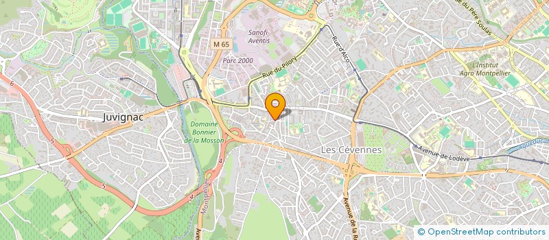 localisation de l'entreprise SCDF BRAIK-RAZIBAOUENE à MONTPELLIER