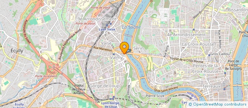 localisation de l'entreprise SCDF BRANCA ET CAU  LYON