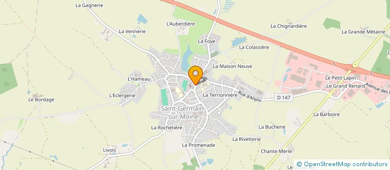 localisation de l'entreprise SCDF BREGET MORICEAU à SEVREMOINE