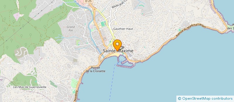 localisation de l'entreprise SCDF BRIGNOLI MARTINETTO à SAINTE-MAXIME