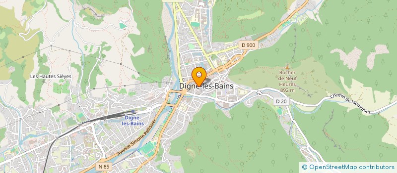 localisation de l'entreprise SCDF BRUNEL MATILE SAUGERON à DIGNE-LES-BAINS