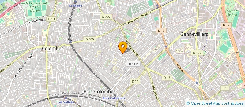 localisation de l'entreprise SCDF BRUNET JEAN SOUVIGNHEC BERNARD à BOIS-COLOMBES
