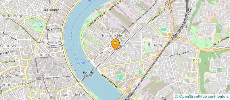 localisation de l'entreprise SCDF BRUNET ROUYE à BORDEAUX