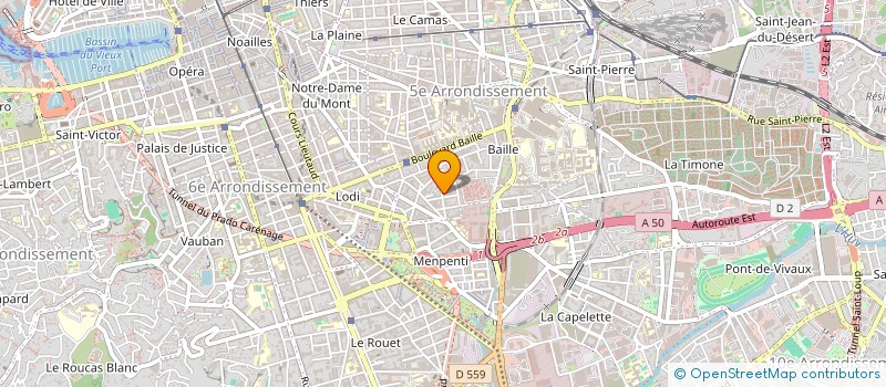 localisation de l'entreprise SCDF BUORD AUMONT à MARSEILLE