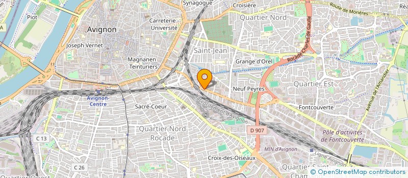 localisation de l'entreprise SCDF BURAVAND FRERES à AVIGNON
