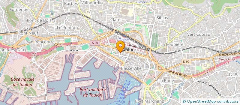 localisation de l'entreprise SCDF CABINET SAENKO ET REY  TOULON