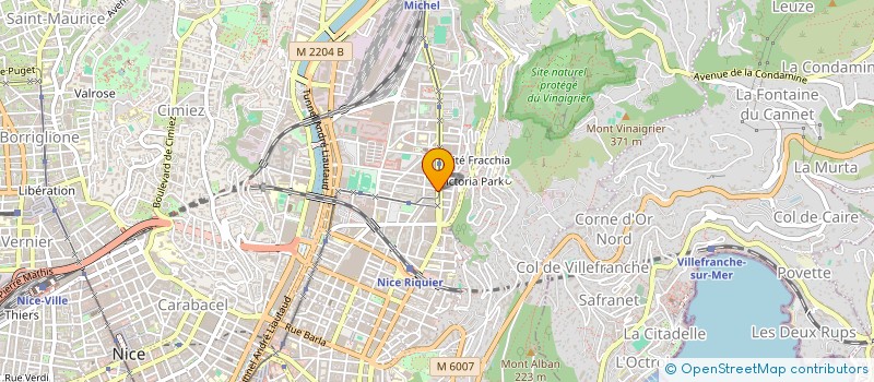 localisation de l'entreprise SCDF CADASTRIN SPANO à NICE