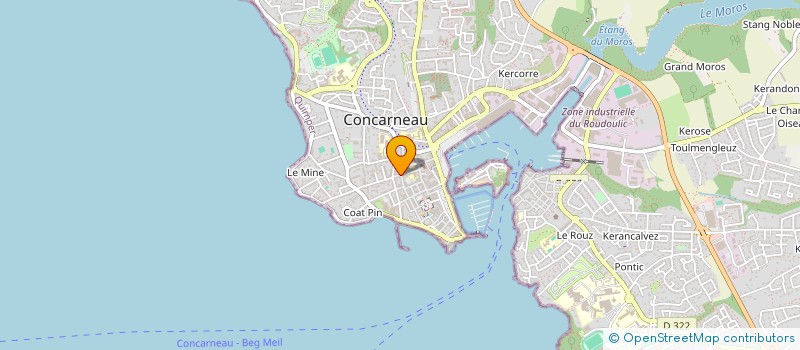 localisation de l'entreprise SCDF CAGIC FETTER  CONCARNEAU