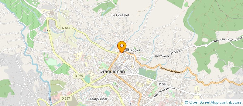 localisation de l'entreprise SCDF CALARCO ROMANO à DRAGUIGNAN