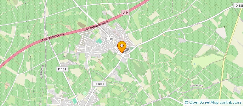 localisation de l'entreprise SCDF CALVET OLLIER à PINET