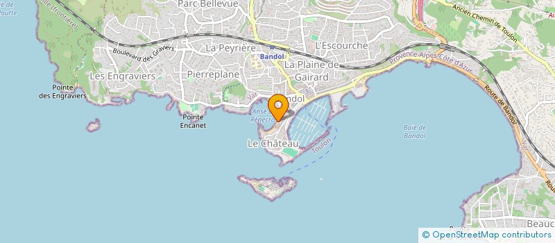 localisation de l'entreprise SCDF CARCASSONNE ET ELRIANI à BANDOL