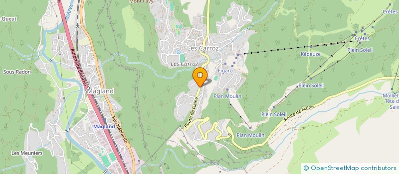 localisation de l'entreprise SCDF CARRARA ERASMI YVES ET LEDOUX MARYS  ARACHES-LA-FRASSE